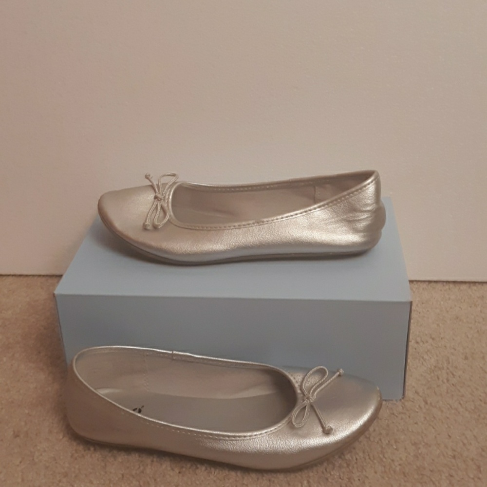Zoē & Zac Silver Flats